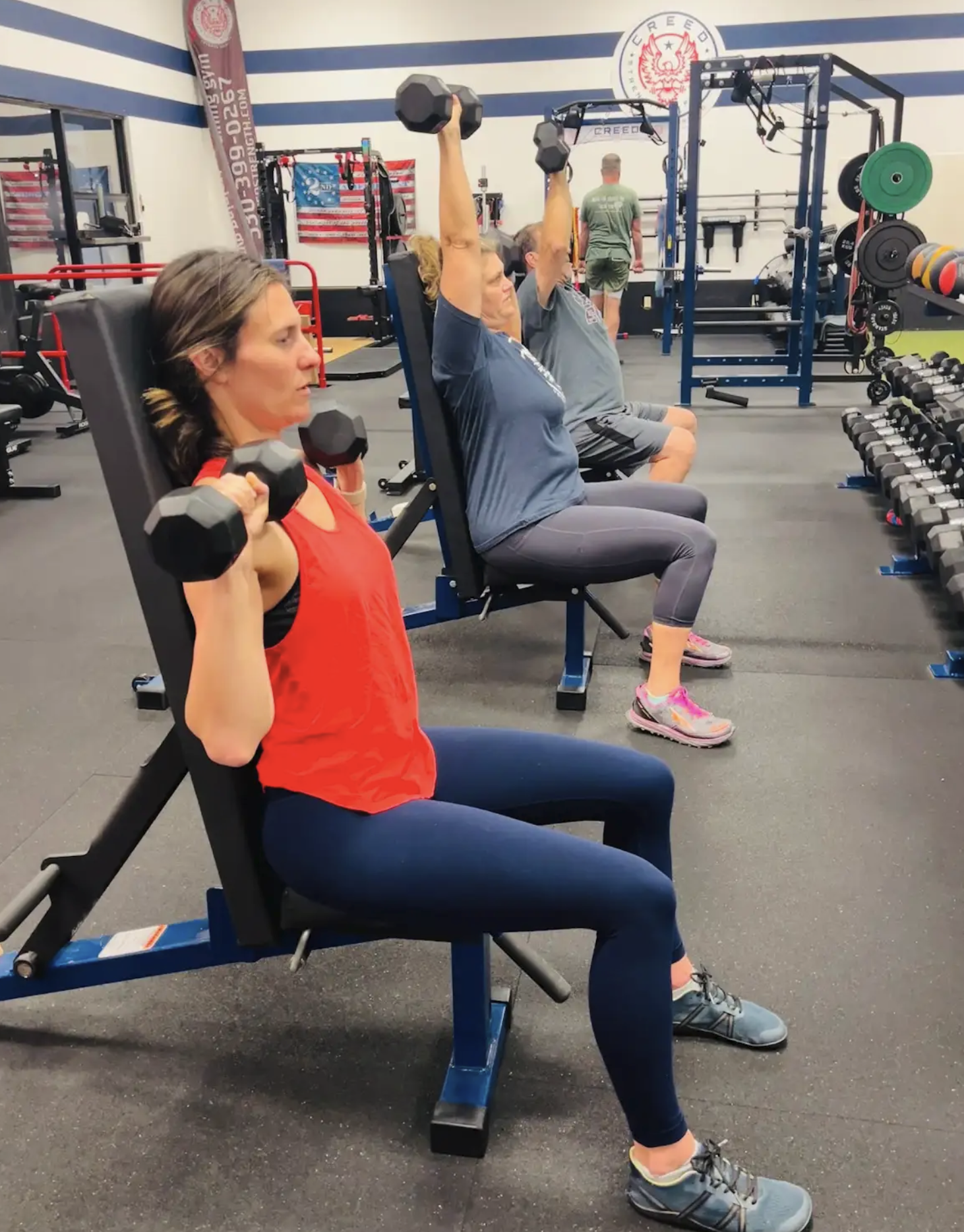 Creed Strength and Fitness coaching and training session