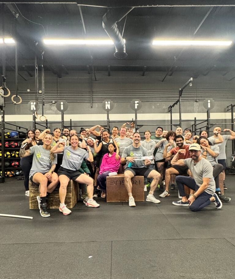 CrossFit Kindred members on the training floor in East San Jose California