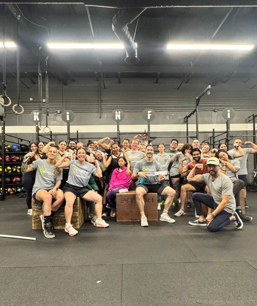 CrossFit Kindred members on the training floor in East San Jose California