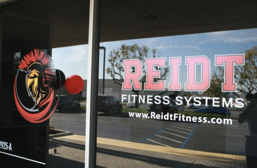 Reidt Fitness Systems Costa Mesa facility entrance
