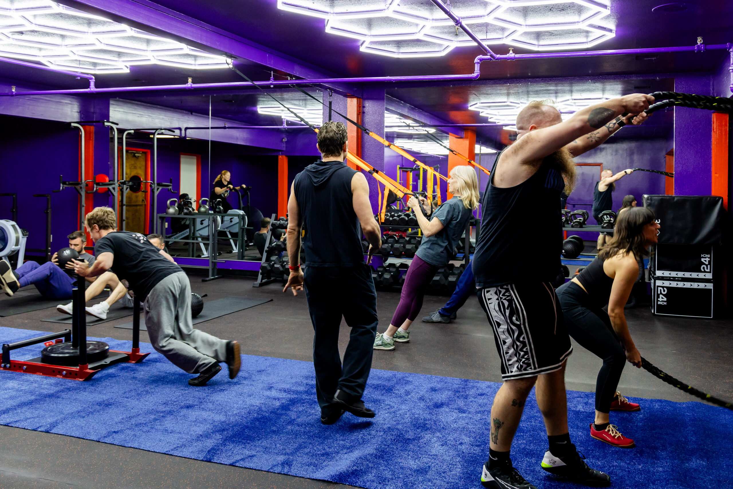Spite Fitness strength training and member coaching environment