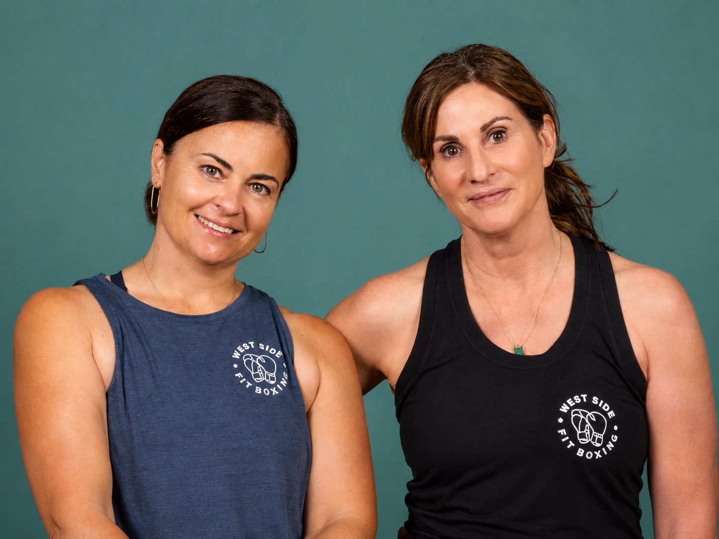 Deana Rabiah and Sally Larter, co-owners of Westside Fitboxing