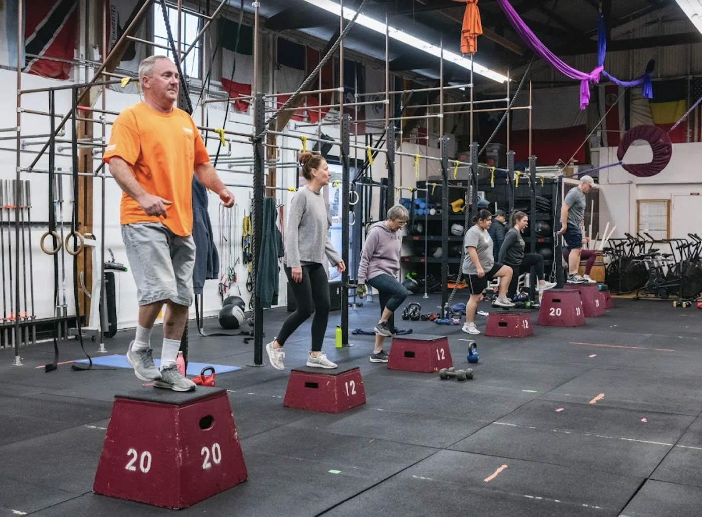 Wine Country CrossFit strength training environment in Napa California